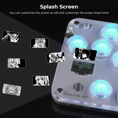 Imagen 2 del producto Haute42-COSMOX Mini controlador sin palanca, teclado para juegos Hitbox de lucha para PC/PS3/PS4/PS5, interruptor, Joystick de vapor, Arcade