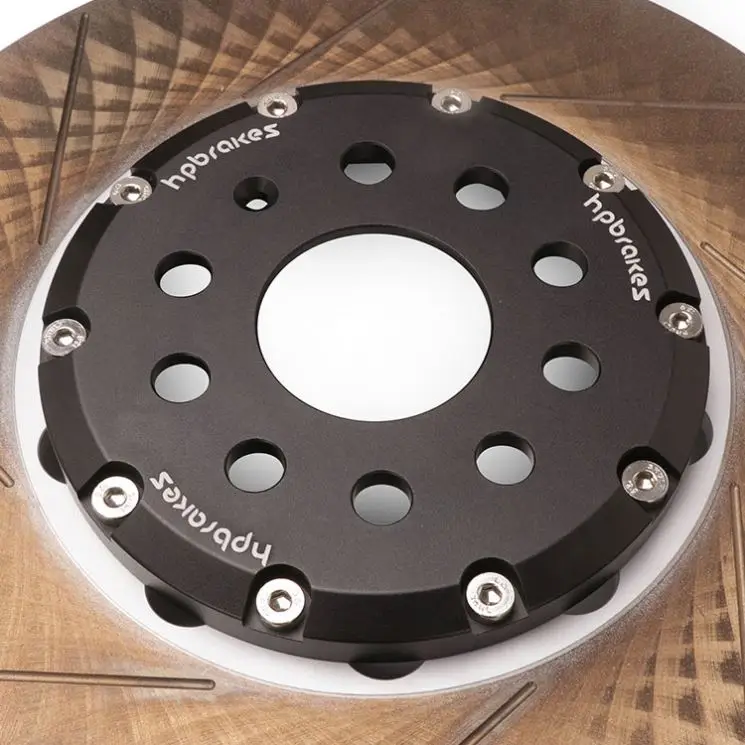 Upgrade Sale Disc Brake Conversion Kit 330*10mm Rear Enlarged Drilled Slot Black Hub Hats For Golf Honda Civic 2000 2008