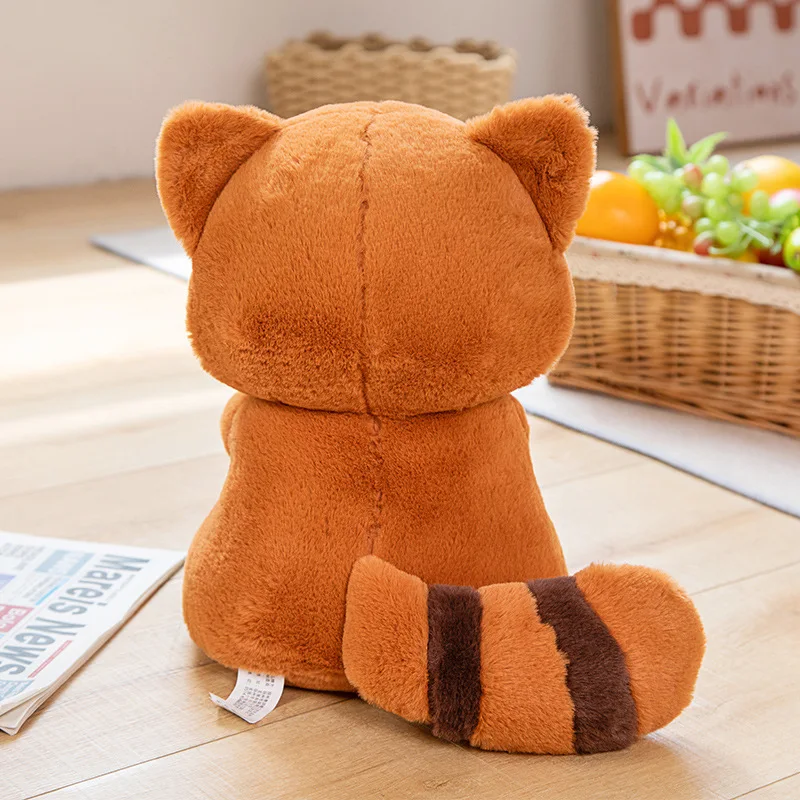 New 35cm Kawaii Plush Raccoon Plush Toys Lovely Raccoon Pillow Stuffed Soft Animal Cushion Nice Birthday Christmas Gift For Girl