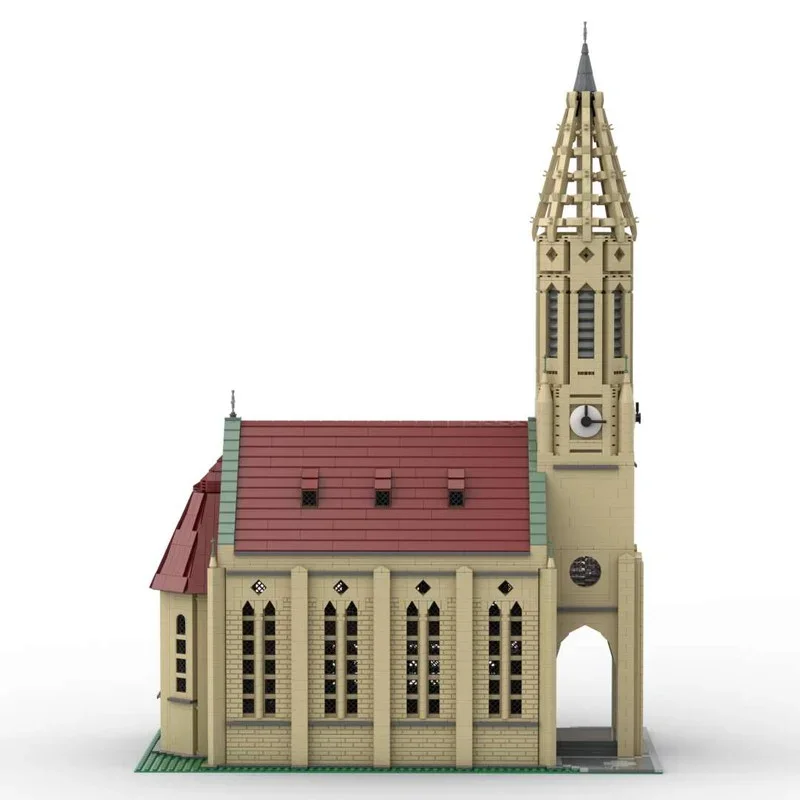 NEW 6262PCS Modular Berger Kirche Stuttgart City Construction DIY Education creative idea Children Brick Toy Birthday Gift Block