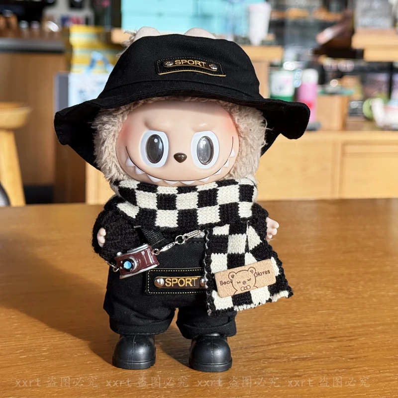 

Labubu Doll Clothes First, Second, and Third Generation Labubu Clothes, Hats, Scarves, Camera Set, Vinyl Doll Outfits and Accessories