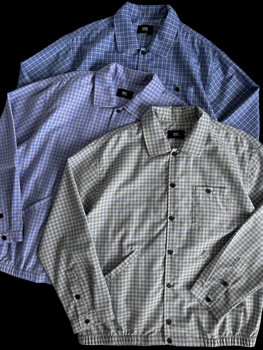 

Retro Vintage Men's Long Sve irt Jaet Loose Fit Plaid Pattern Turn-down Collar Breathable Wear-resistant Spring Autumn