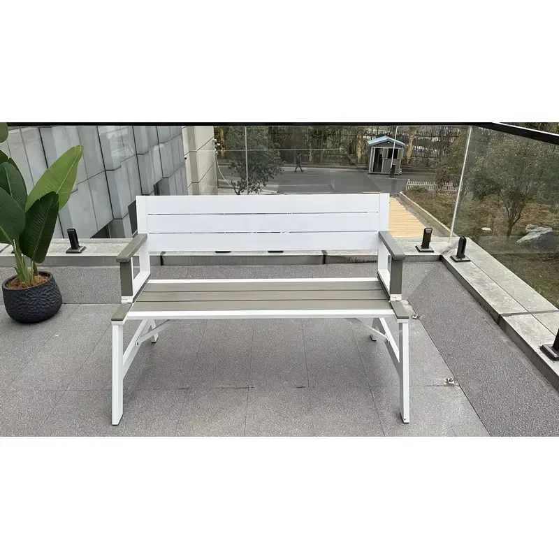 Foldable Outdoor Picnic Table Set Portable Camping Desk with Chairs Multifunctional Balcony Lounger Furniture for Garden