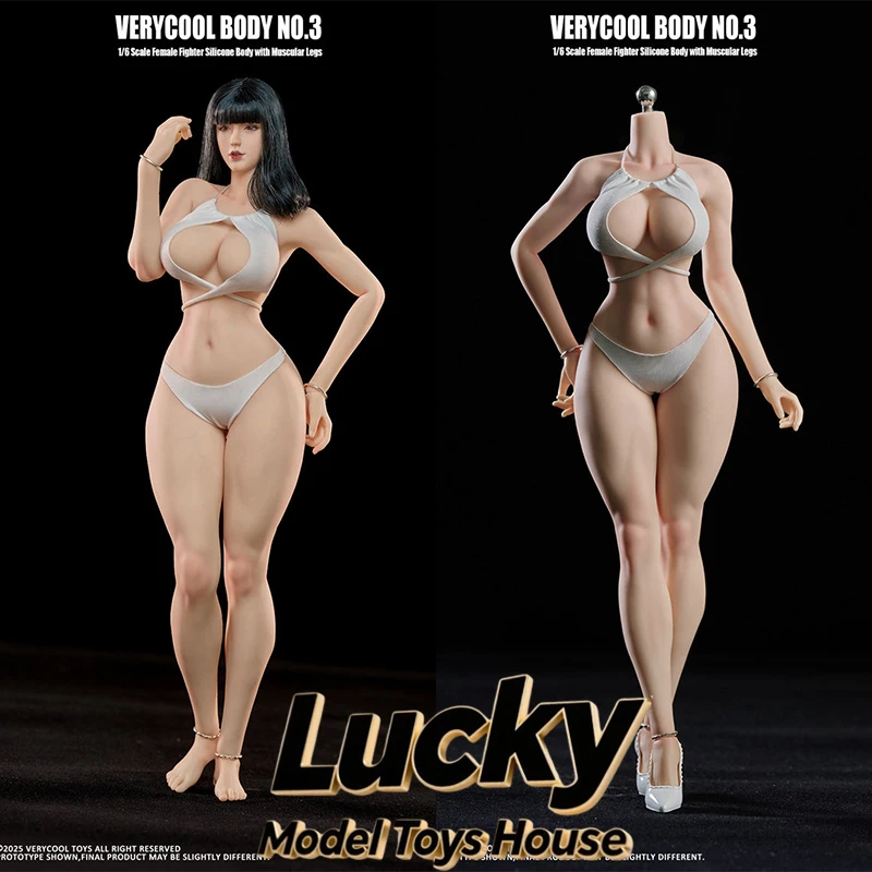 

Pink Pale/Natural Skin 1/6 Female Soldier Plump Articulated Joint Body Model VERYCOOL VCD-03 Toys Accessory For 12" Figure