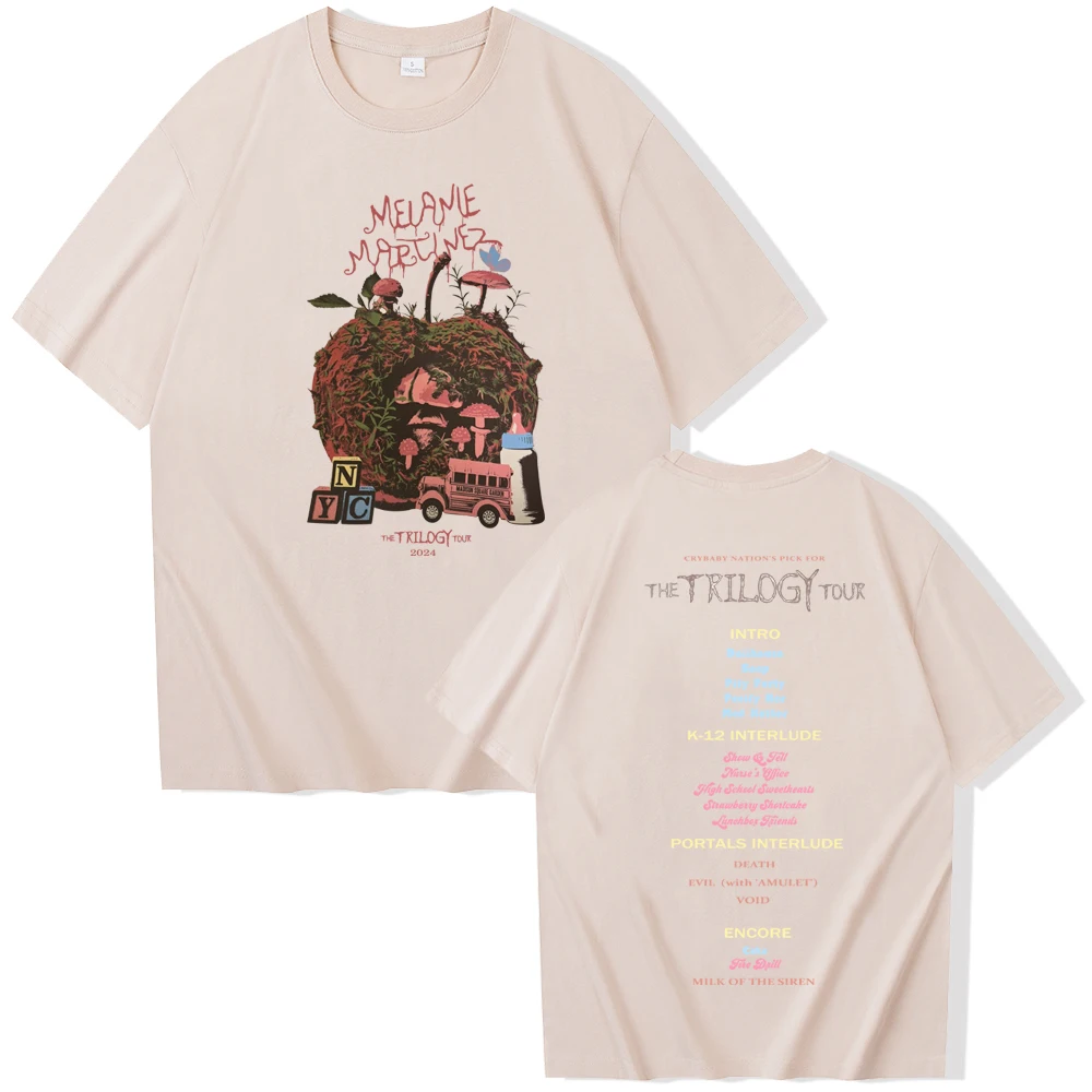 Melanie Martinez The Trilogy Tour 2024 Portals Album Melanie Martinez Cry Baby Graphic Tee Shirt Hip Hop T-Shirt