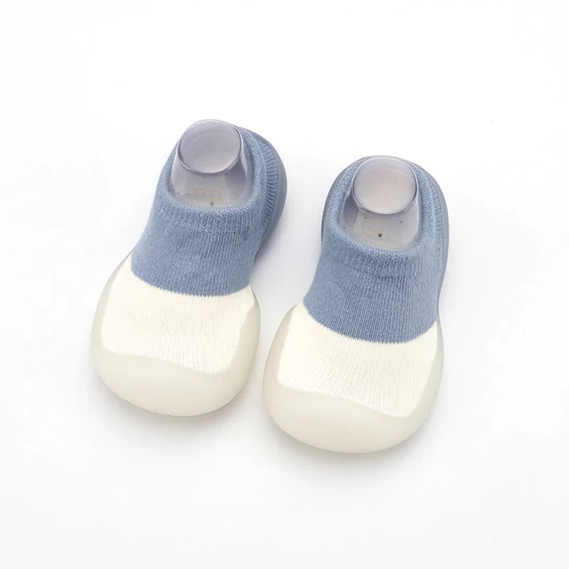 Babyschuhe, Lauflernschuhe, bequem, für Jungen und Mädchen, Kinder, Gummi, weiche, rutschfeste Sohle, Bodenschuhe, Strickstiefeletten – Detail 10
