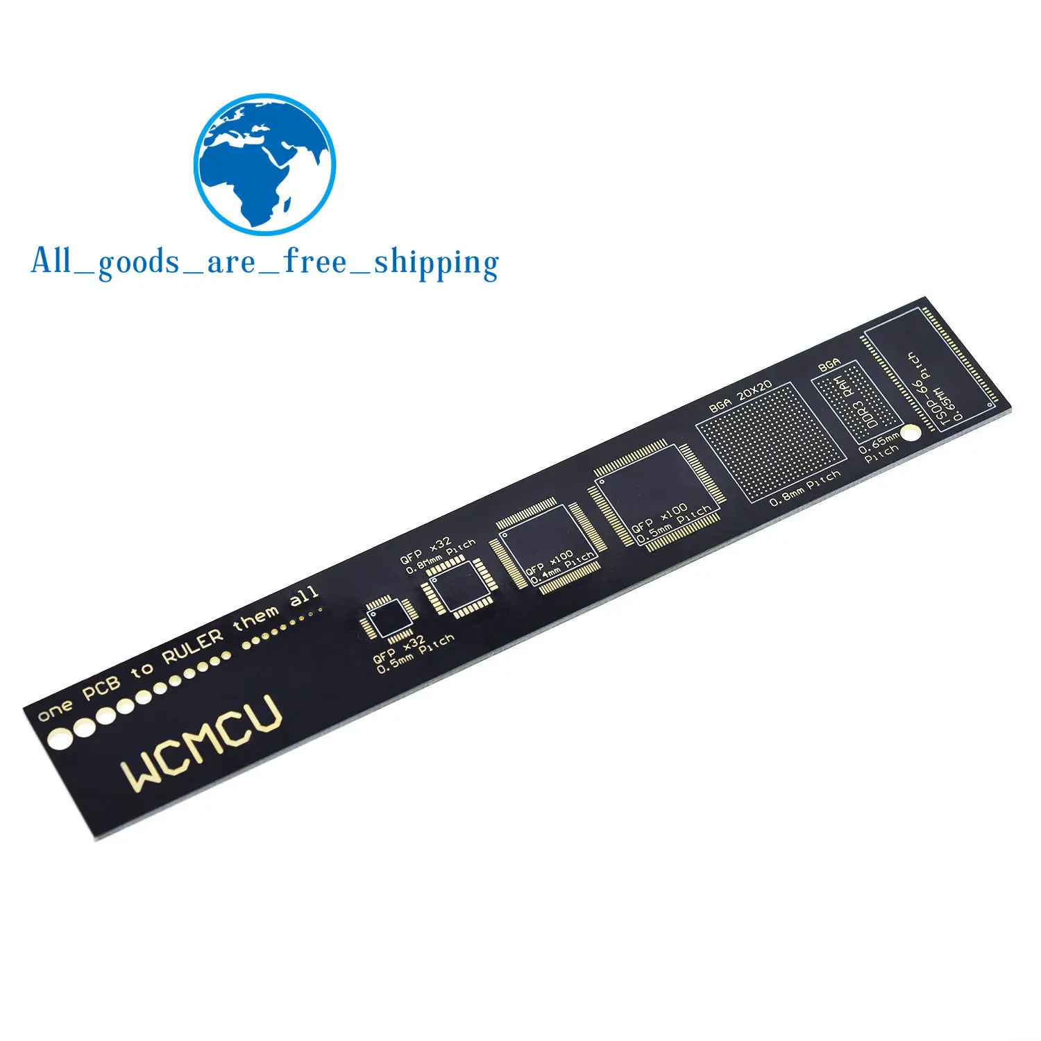 TZT 1/3pcs PCB Ruler For Electronic Engineers For Geeks Makers For Arduino Fans PCB Reference Ruler PCB Packaging Units v2 - 6