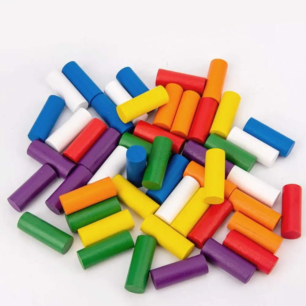 Cor de madeira brinquedos educativos cognitivos montessori interativo cor correspondência jogo de tabuleiro plugboard portátil