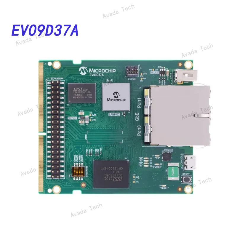 EV09D37A Memory IC development tool EVB-LAN9662 LAN9662 TSN Switch Evaluation Board