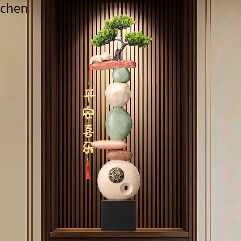 Fortune Comes and Goes Entrance Doorway Ornament Landscaping Welcoming Pine TV Cabinet Decoration Warm Home Moving Gift