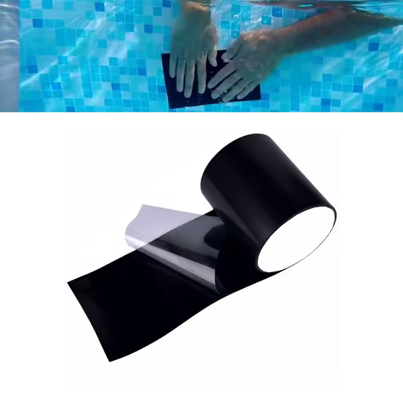 Fita adesiva para piscina, fita de vedação à prova d'água, rolha de vazamento para tubos, buracos e adesivo de butilo para rachaduras, barreira de cola forte