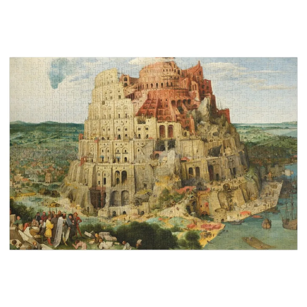 

Pieter Bruegel the Elder The Tower of Babel (Vienna) Jigsaw Puzzle Custom Kids Toy Christmas Gifts Wooden Boxes Puzzle