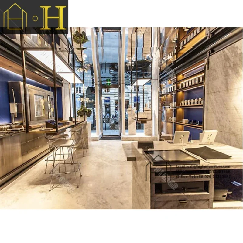 custom.Custom Retail Perfume Interior Design Furniture Perfume Display Showcase Wooden Cosmetic Display Cabinet