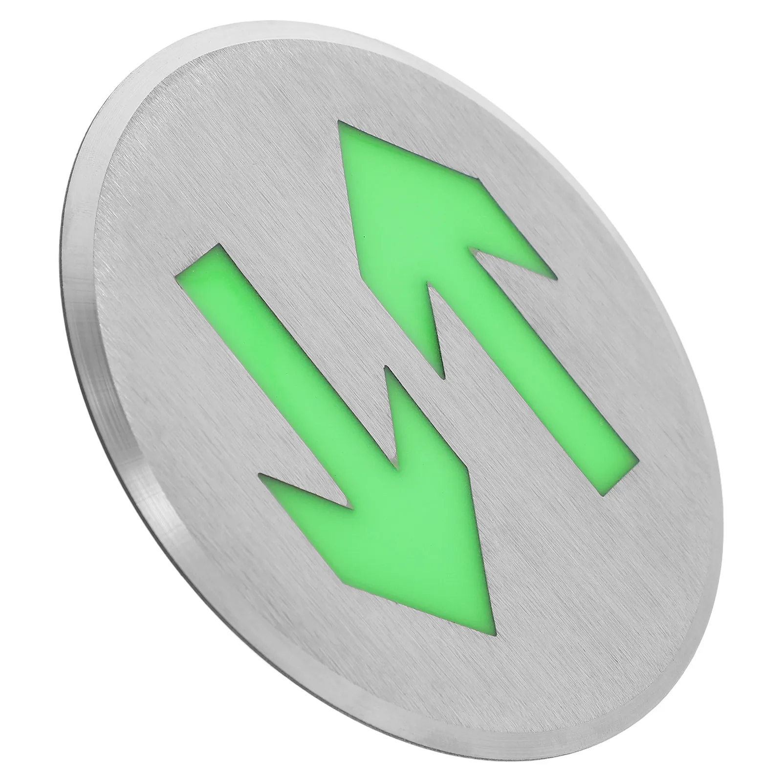 

Fluorescence Luminous Sign Arrow Floor Stainless Steel Safety Emergency Exit Straight