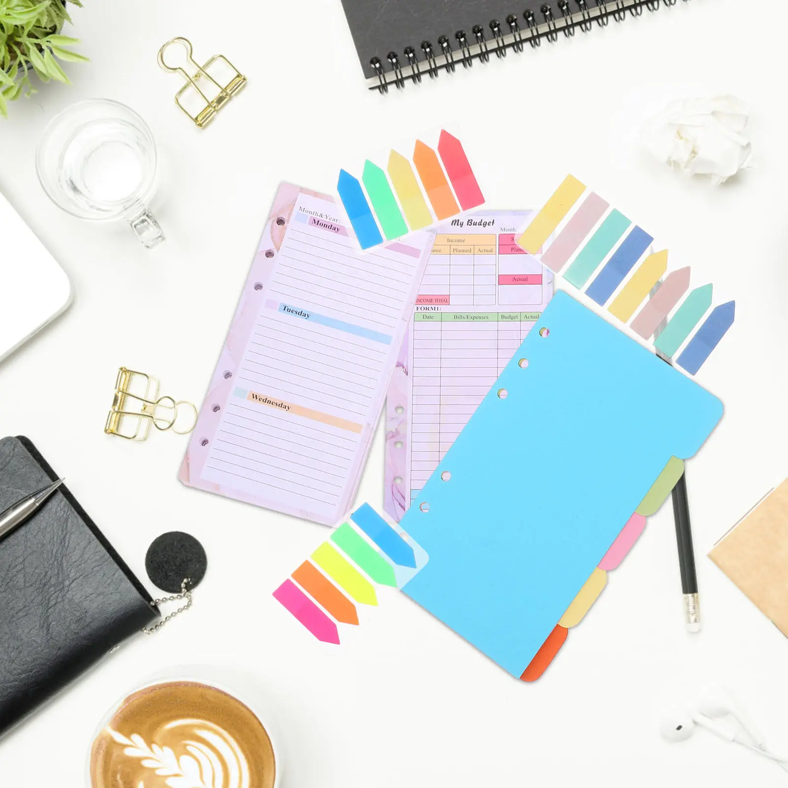 

Сменный блок бумаги для папки-регистратора, профессиональные листы в линейку, сменные листы для ежедневника, органайзер для учебы и офиса