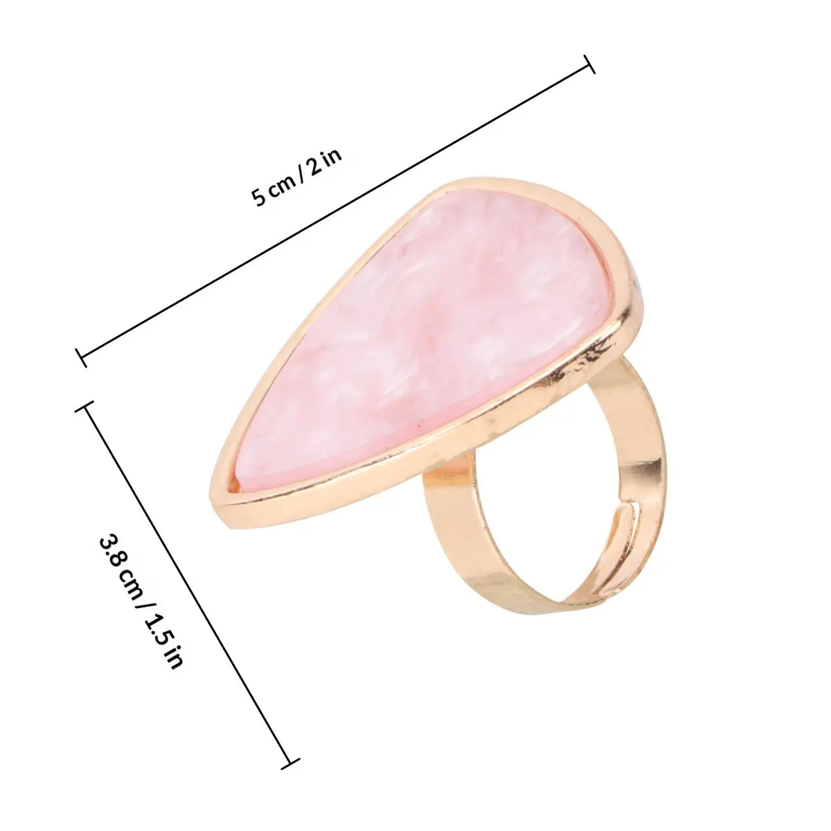 Nail Art Mixing Ring Palette 2 Piece Resin Shell Color Blending Tray for Manicure Salon Home Party