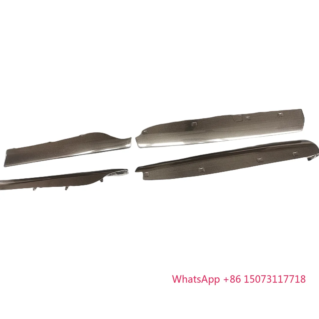 

OEM Style 3K Real Carbon Fiber Side Skirts Extensions Splitter for 540C 570S