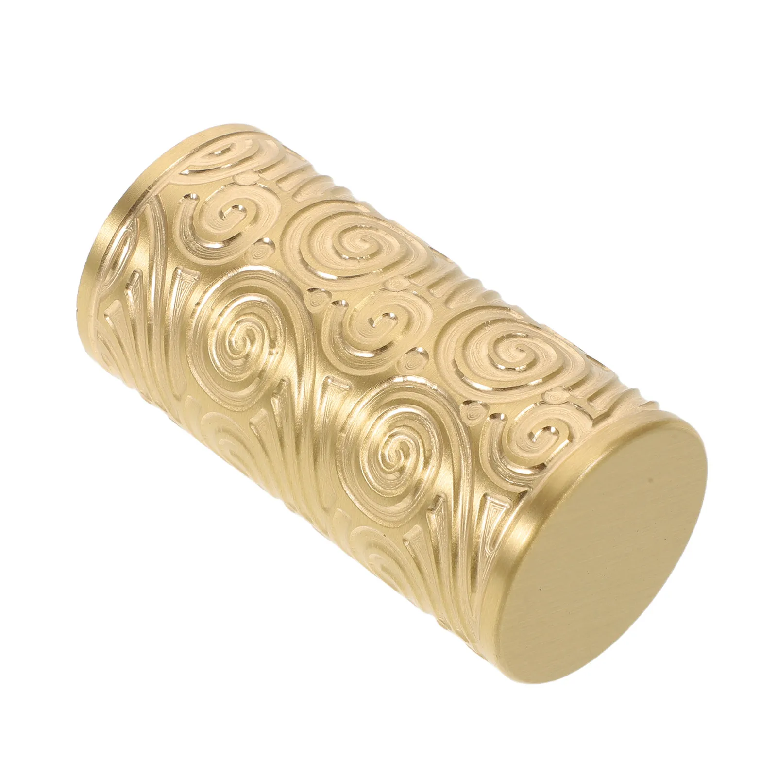 Brass Balustrade Cap Round Handrail End Cover Decorative Bed Post Finial Outdoor Fence Post Cap DIY Railing End Caps Protector