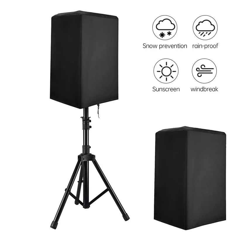 Speaker 210D Oxford Cloth Dust Cover Multimedia Metal Audio Cover Dust and Waterproof Protective Cover Bottom One Draw Rope