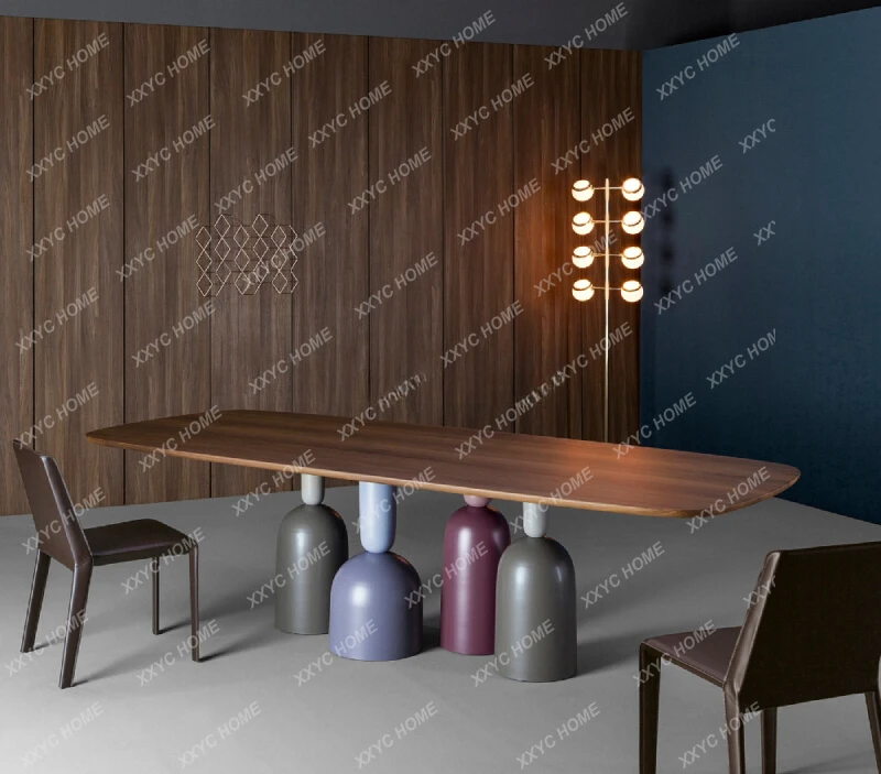 

Прямоугольная вилла обеденного стола из скандинавского ореха