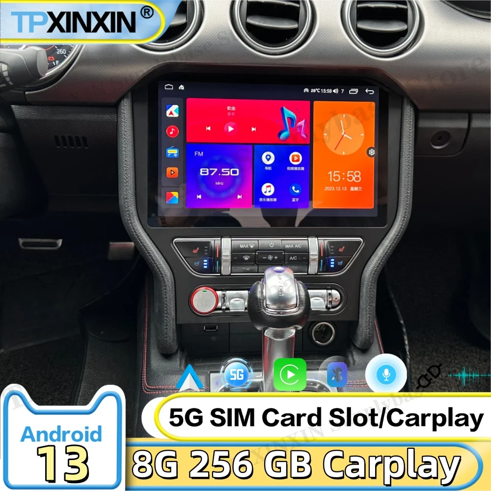 

Android Auto Carplay For Ford Mustang 2015~2020 Car Automotive Multimedia Video Stereo Receiver Radio GPS Navigation Head Unit