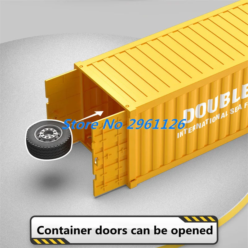 1:26 61 CM Super Lager Afstandsbediening Semi Trailer Tractie Truck Model Gesimuleerde Geluidseffecten RC Techniek Truck Kinderen speelgoed