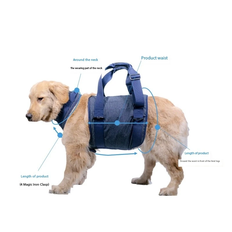 Pet Vest Harness Help Walking Dogs Balance Elderly Dogs Safety Walking Aided Strap Assist Disable Joints Surgery Walking Trainin