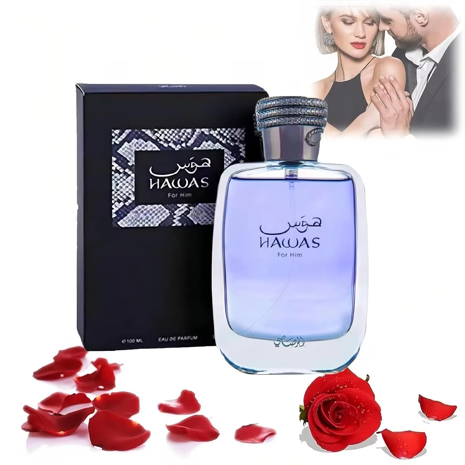 Parfum Pour Femme Hawas Men and Women 100ml EDP Eau De Parfum Long-Lasting Pour Perfume Homme Spray Perfumes Mujer Originales