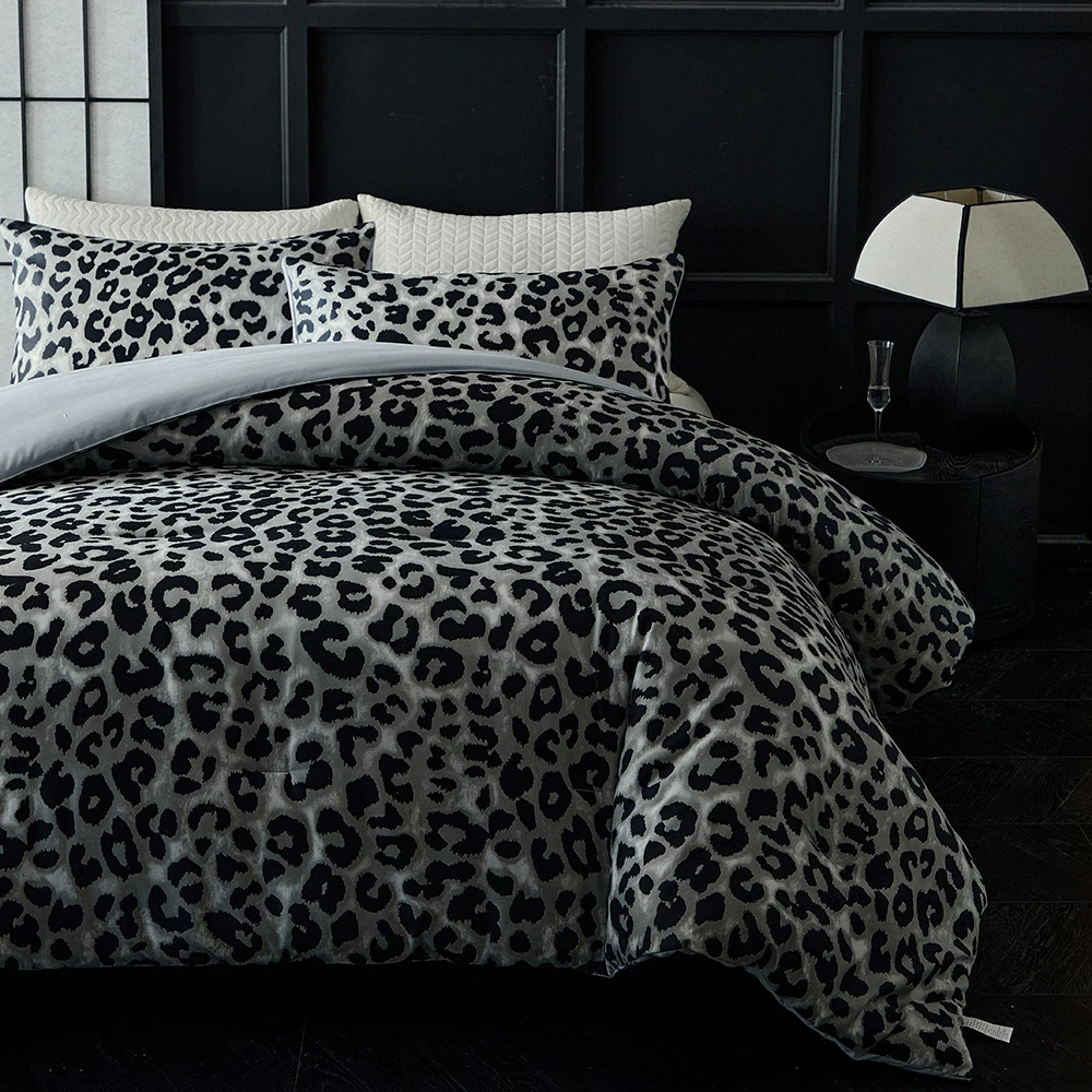 Comforter Bedding Set Twin Full Queen King Size 135x200 Quilts for Bed 240x220 Double Single Duvets Leopard Bed Linen 200x200