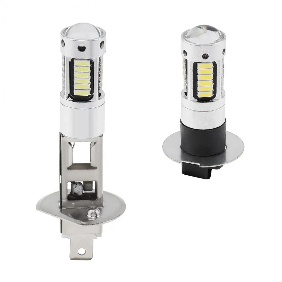 

H1 H3 12V 6000K Universal Canbus Super Bright LED Bulb Car Fog Headlight 4014 30SMD Running Light Auto Motorcycle Lamp