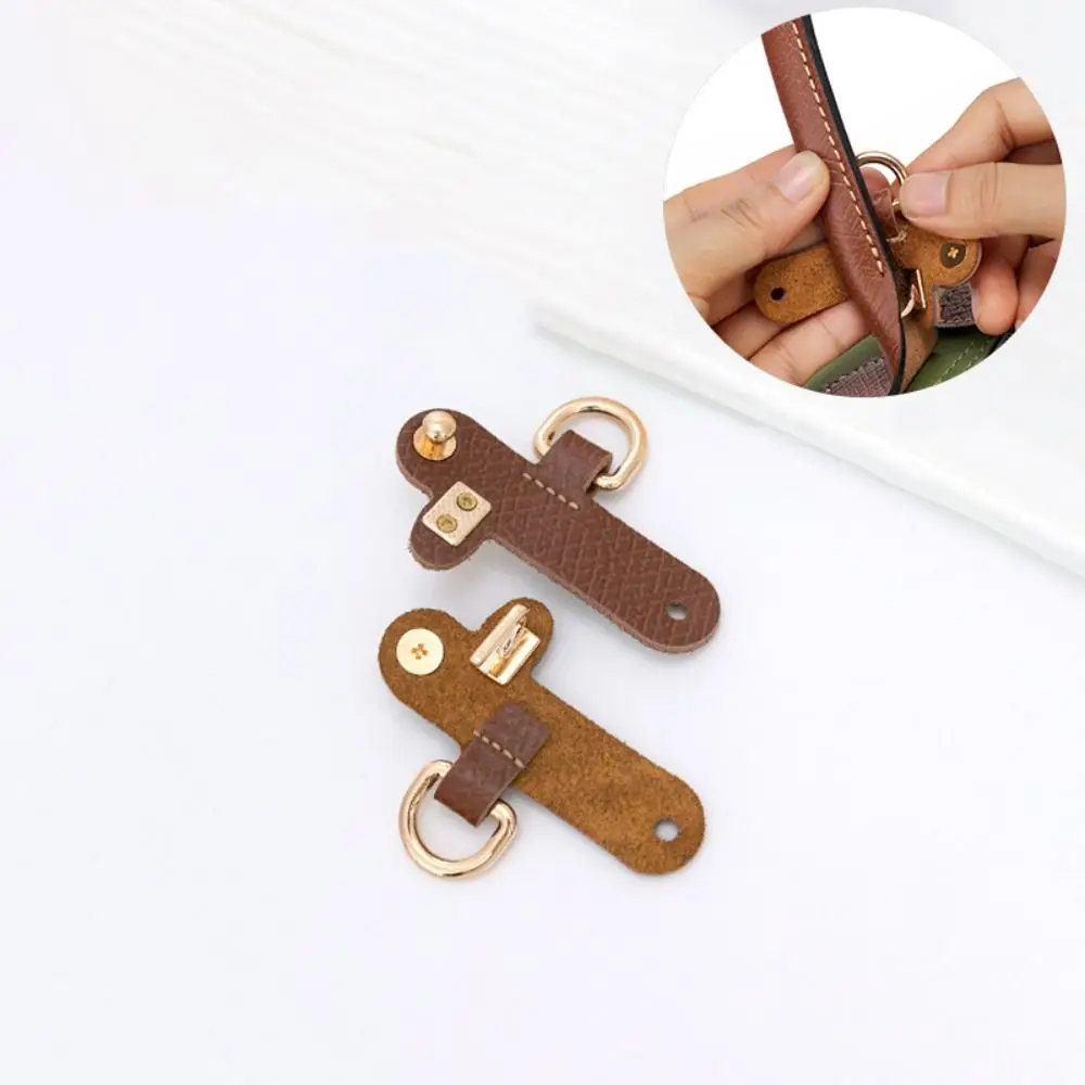 Handbag Transformation Accessories for Longchamp Mini Bag Straps Punch-free Genuine Leather Shoulder Strap DIY Buckle