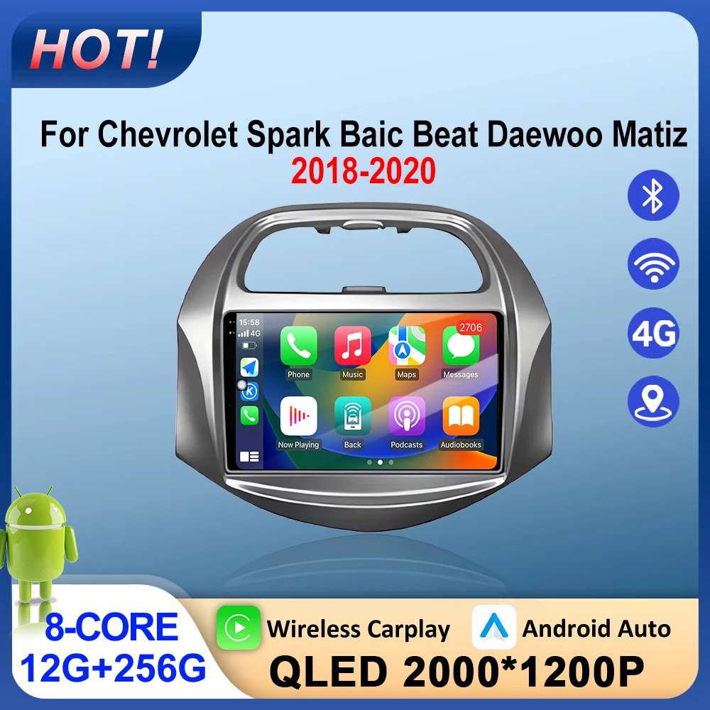 

Android OS For Chevrolet Spark Baic Beat Daewoo Matiz 2018-2020 Car Radio Multimedia Player DSP Stereo GPS Navigation Head Unit
