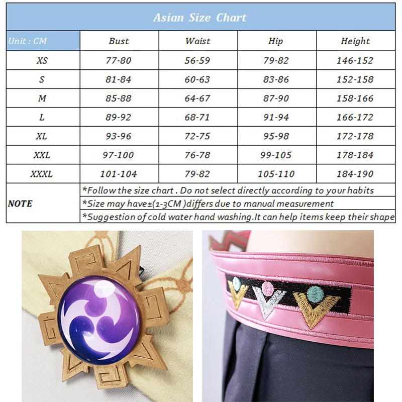 ROLECOS Game Genshin Impact Varesa أزياء تنكرية قوة في الصفاء تنافسية الآكل Varesa بدلة حفلات الهالوين النسائية