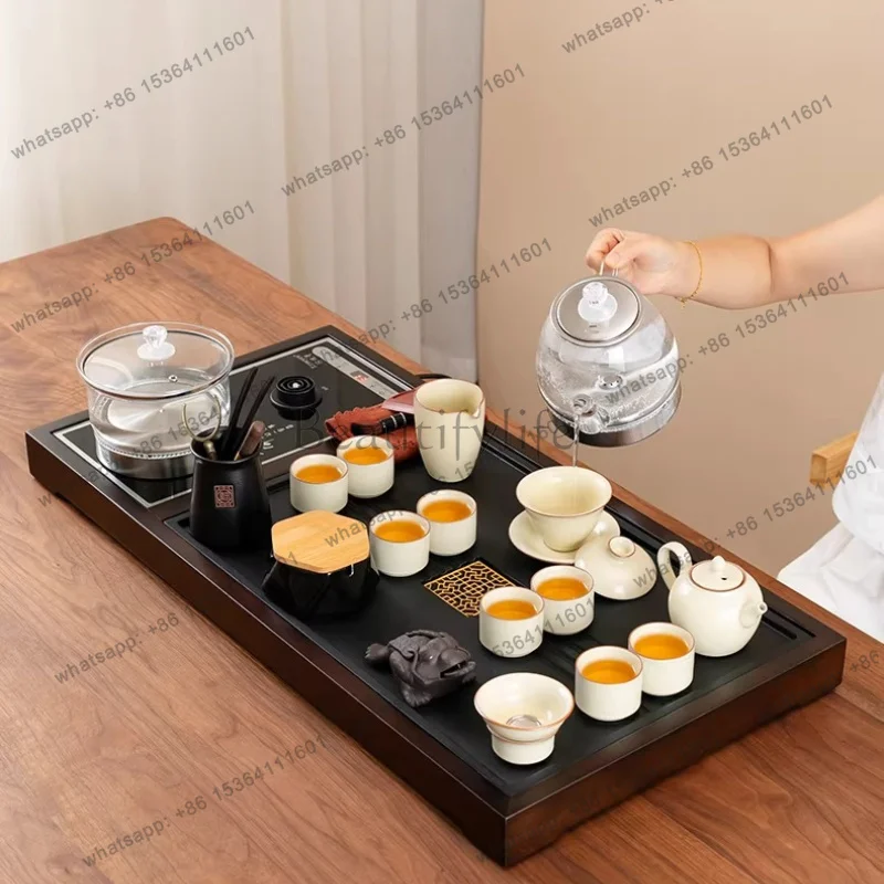 Factory Direct Sales Small Vintage Tea Tray Pot Accessories Living Room Valet Drainage Drip Tea Tray Nordic Rectangle Bandejas H