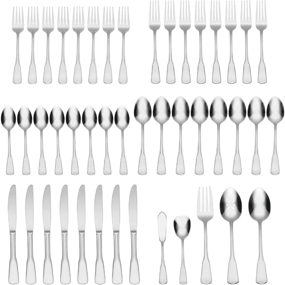 

Colonial Boston 45-Piece Flatware Set, Service for 8