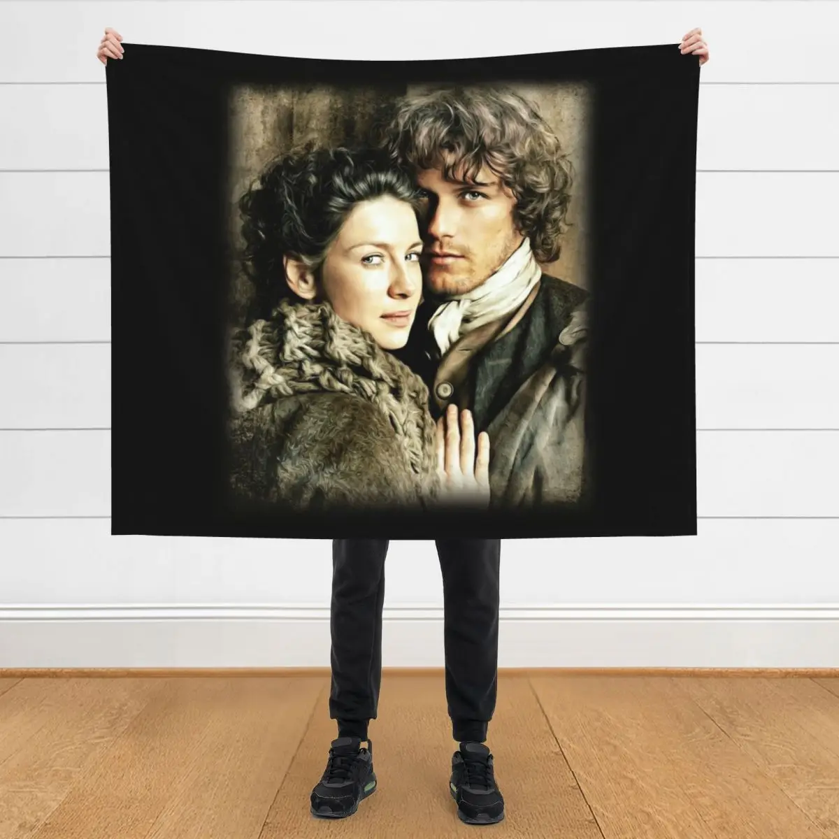 

That's Couple Outlander Throw Blanket Plaid Decorative Sofas Quilt bed plaid Blankets
