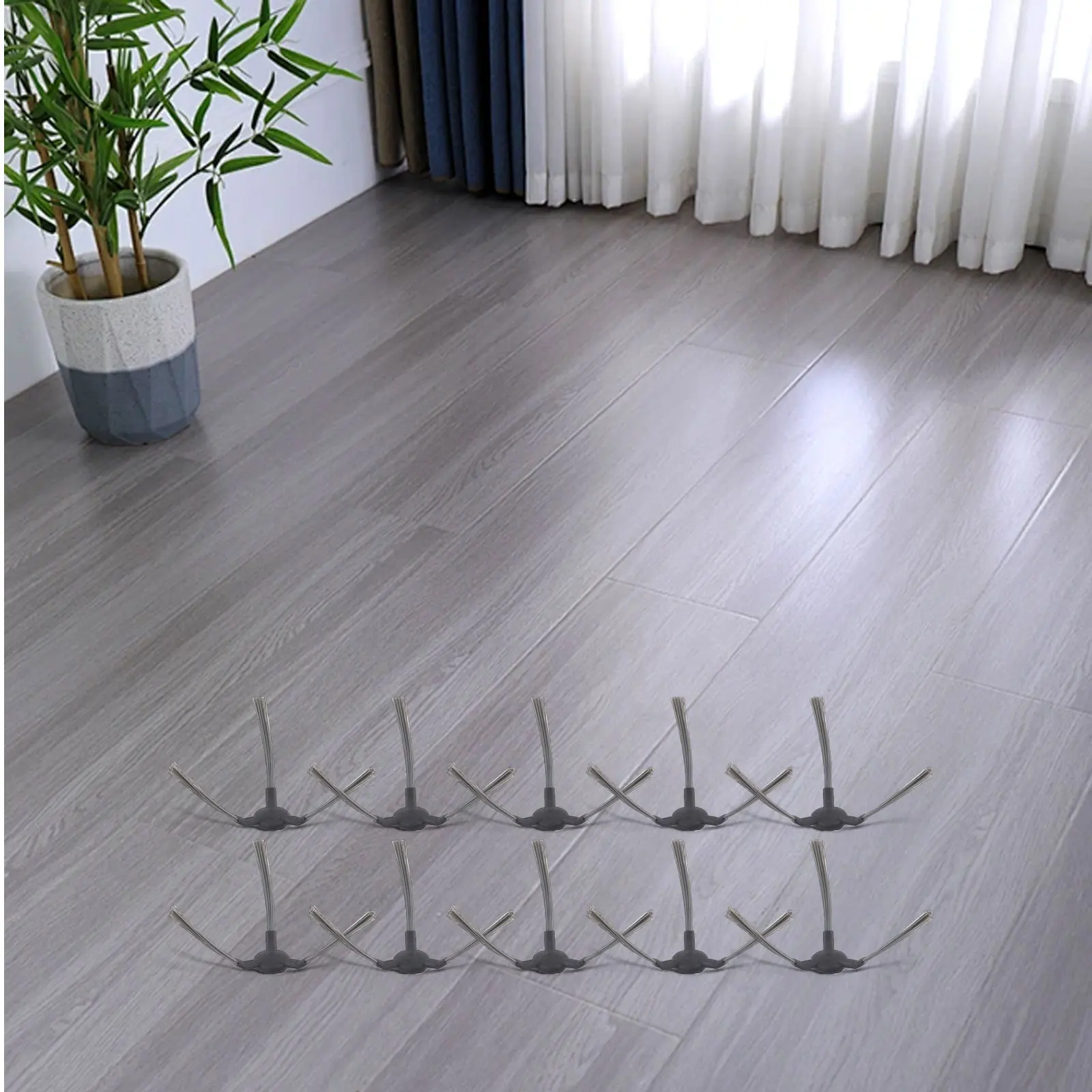 10 Replacement Side Brushes for Conga 8090 and For Ultra 9090 AI Robot Vacuum to Maintain Cleaning Performance