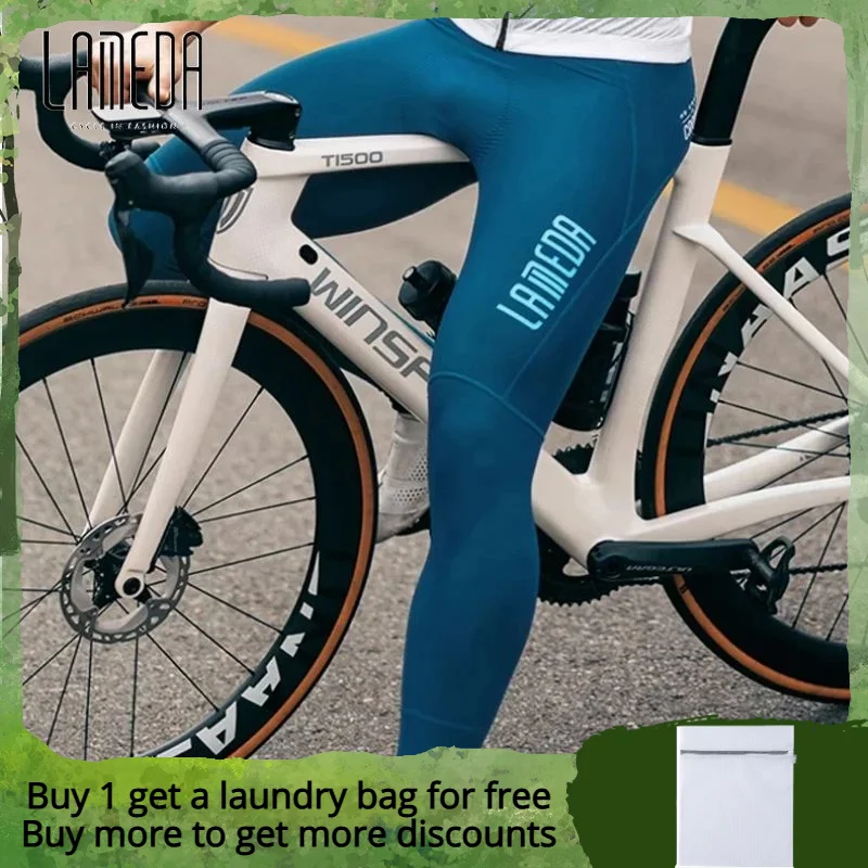 Lameda Bicycle Long Pants High Elasticity Spring Autumn Bicycle Pants Breathable Cycling Pants Men's Bike Tousers