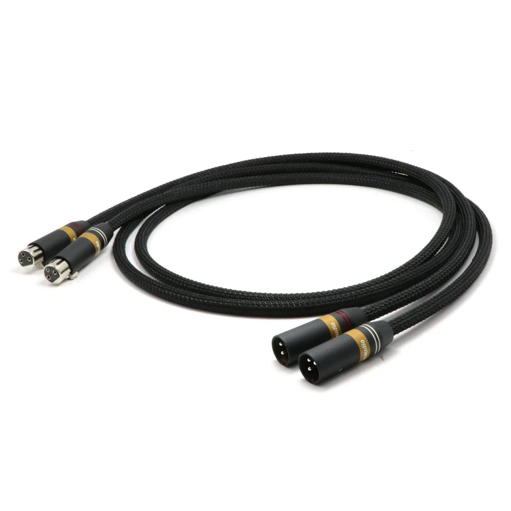 Zbalansowany kabel połączeniowy Monosaudio A202X XLR z posrebrzaną wtyczką XLR 3Pin męski do żeńskiego kabla Audio