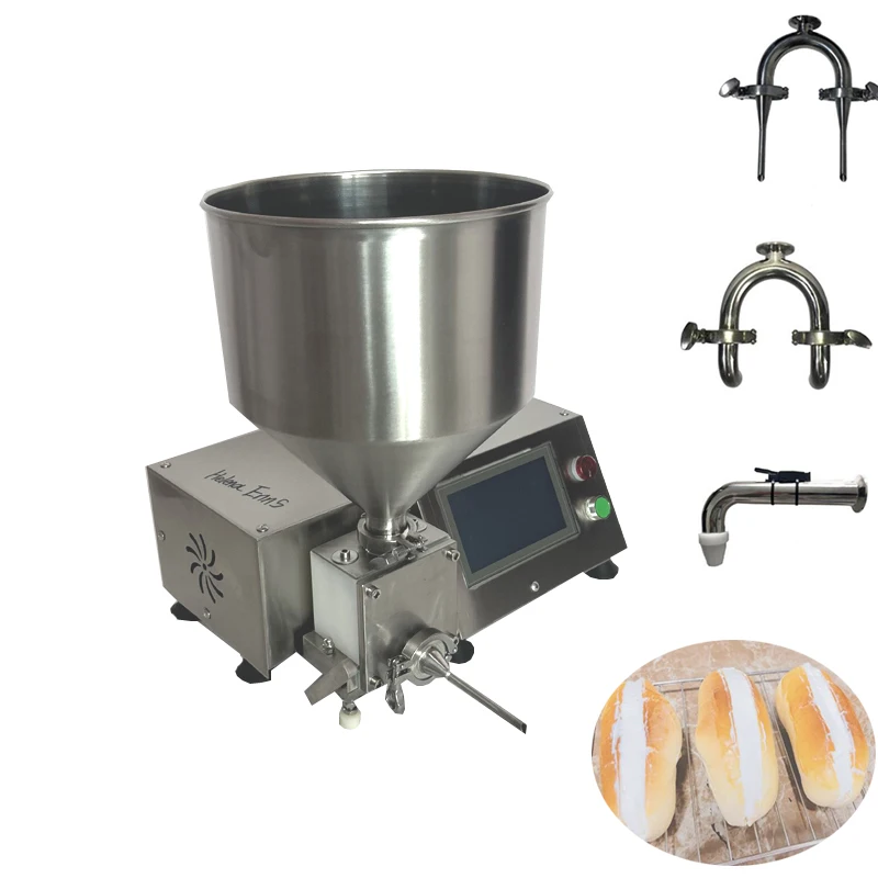 110V/220V Commercial Bakery Cake Biscuit Stuffing Injector Cream Butter Bread Filling Machine