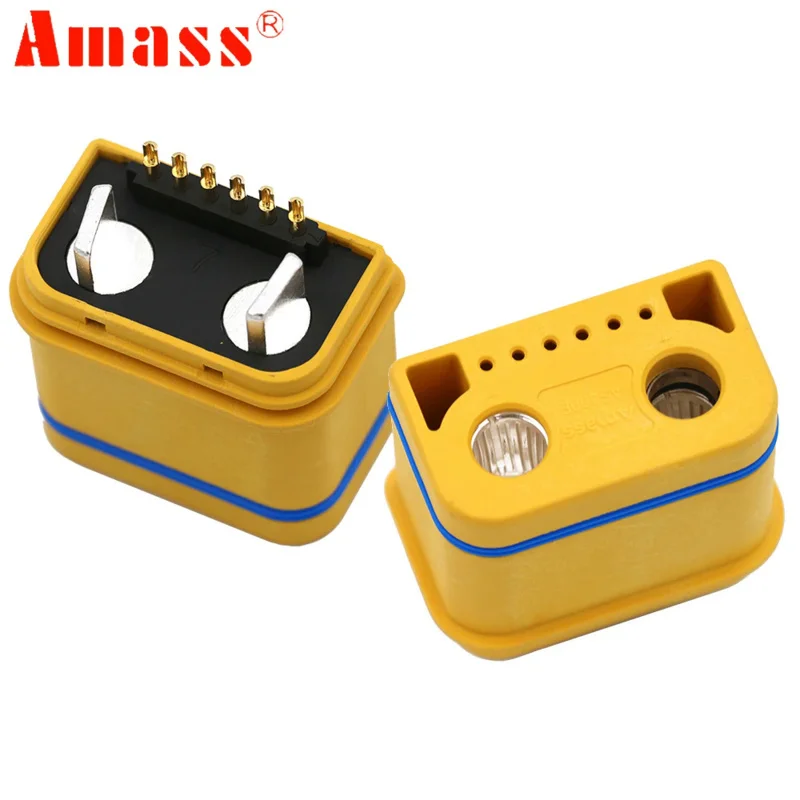 AMASS AS300E DC80V 150A  High Current Brass Silver Plated Connector For DJI Series Drone/ Agricultural Plant Protection Machine