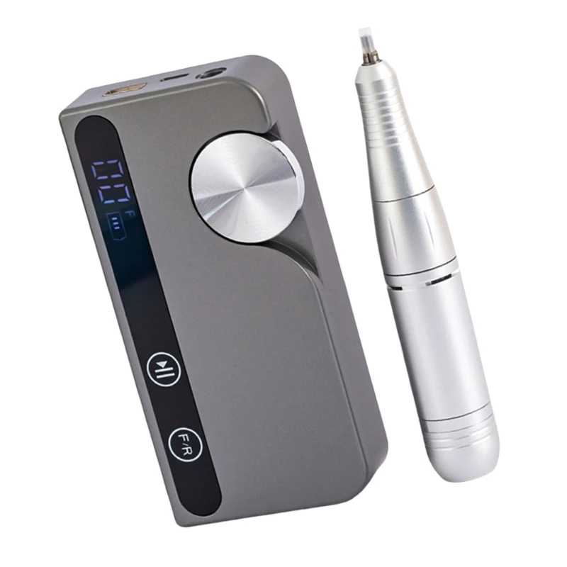 40JD Elektryczne wiertło do paznokci z wiertarkami paznokci Regulowana prędkość polerowania paznokci 45000RPM Manicure Tool