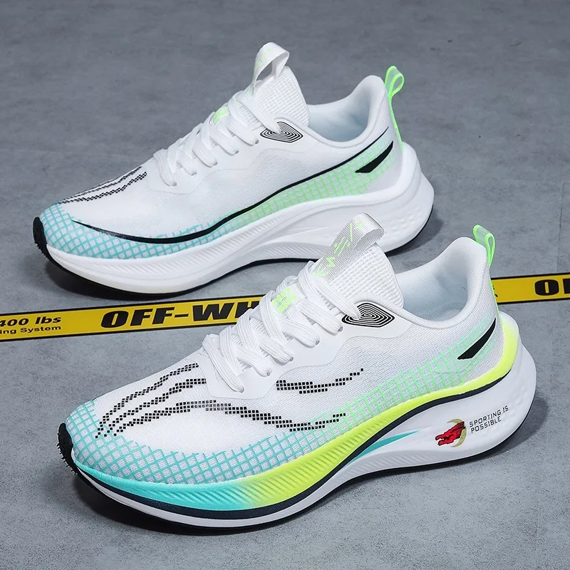 

2026 NEW Running Shoes Men Air Men Thick-soled Mesh Breathable Anti-slip Casual Men Shoes Women Soft Lace-up Sports Shoes Women
