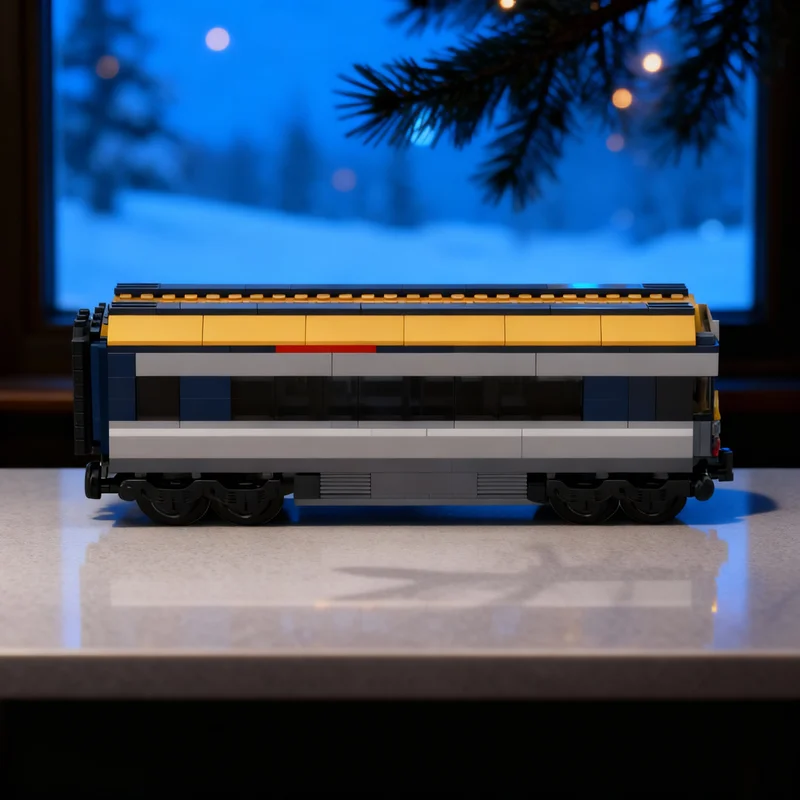 

219pcs MOC Cab Coach Conversion For One Of The City Trains Model Building Blocks Creative Gift DIY Display Decor Adult Premium