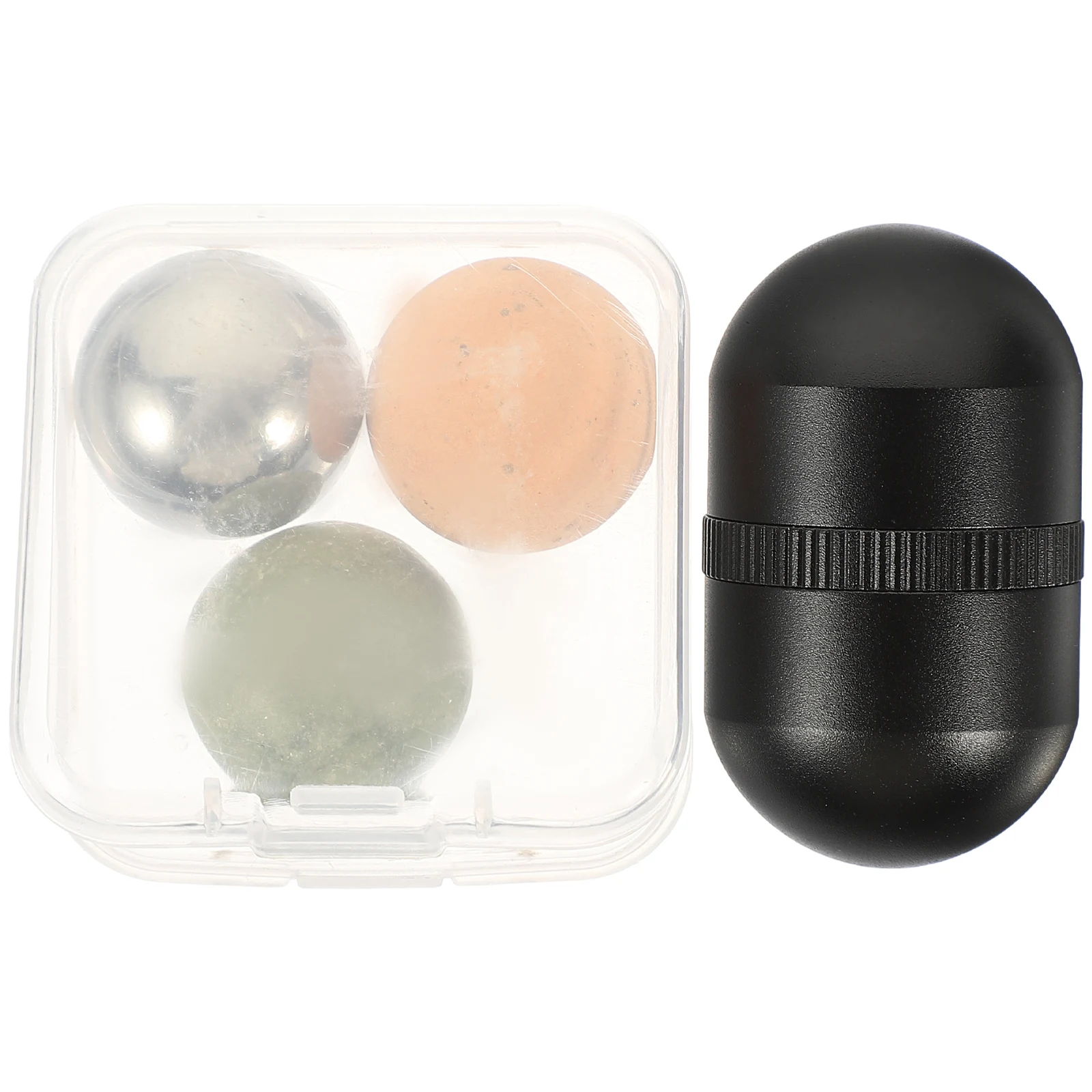 

Jade Ball Set Facial Massagers Skin Care Roller Beauty Tool Cooling Globe For Face Eyes Neck Body Anti Aging Skincare Products