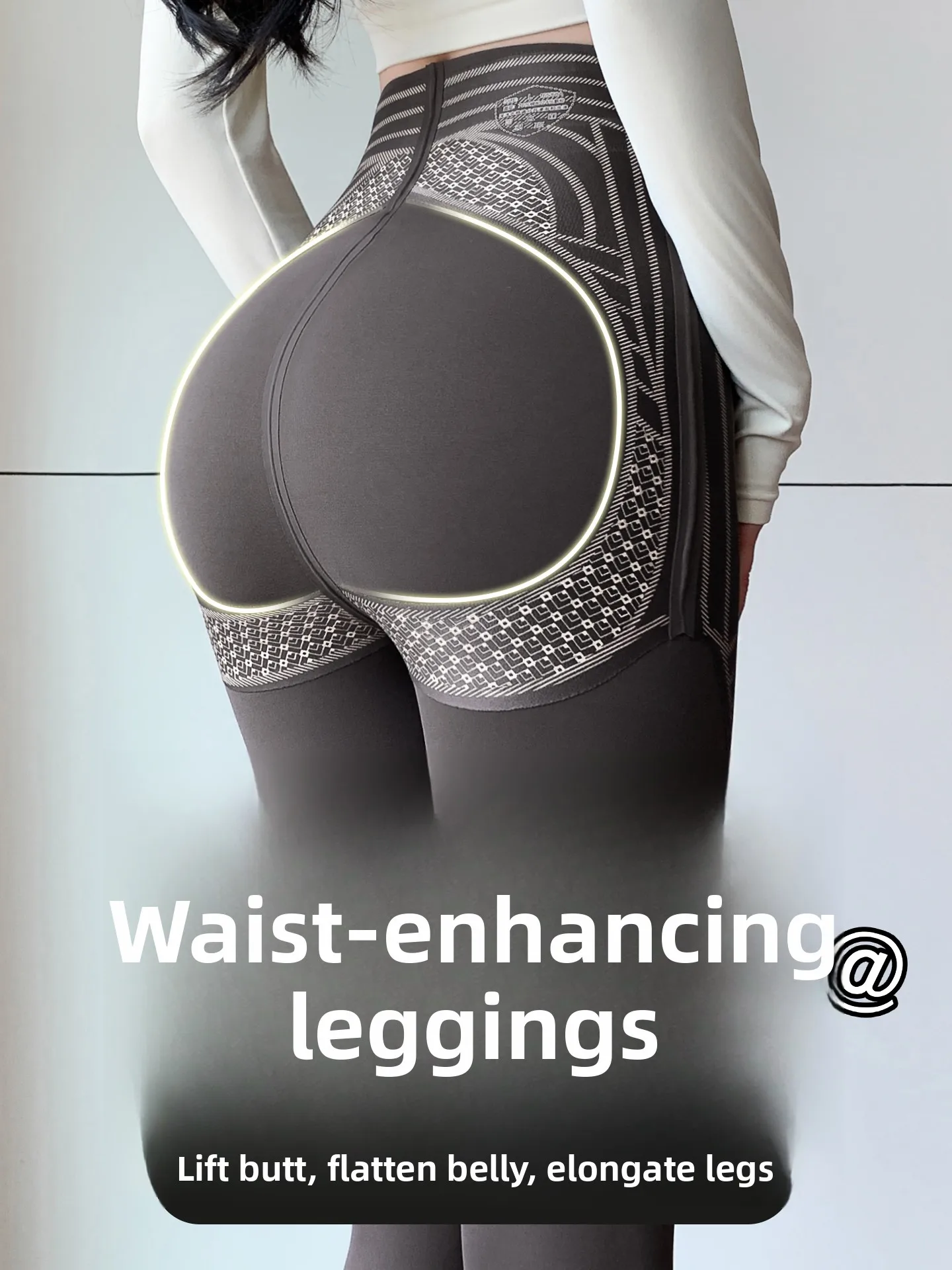 

Thiened arkskin Thermal Pants Women's Tight Fit Autumn Winter Warm Fce Leg a Butt Lifting Base Layer Trousers