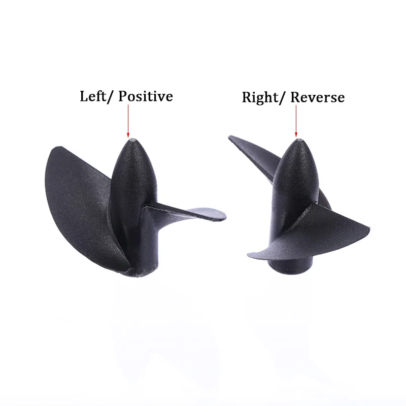 RC Boat M4 Two Blades Paddle With Screw Thread Nylon Propeller Positive(Reverse) Propelle For 4mm M4 Prop Shaft For  Boat Shaft