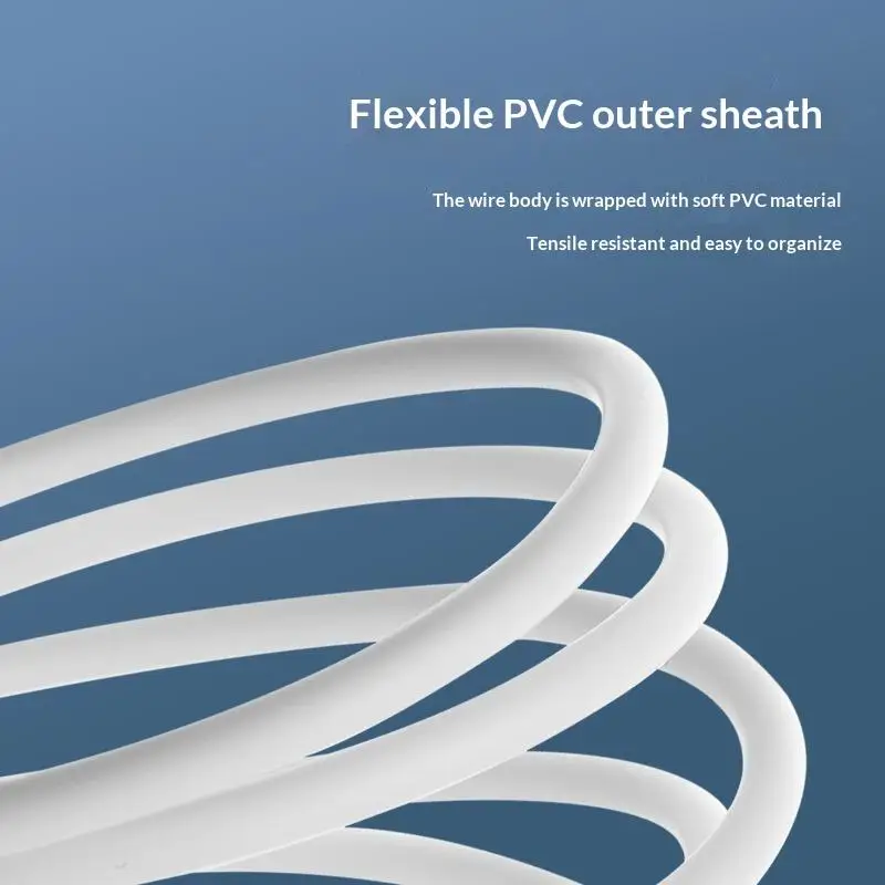 Fire Resistant PVC USB 2.5mm DC Power Charging Cord Universal Replacement Charger Adapter for Household Small Appliances