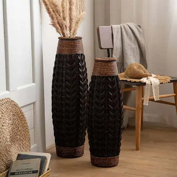 

Wabi Sand retro living room background hand-woven decorative