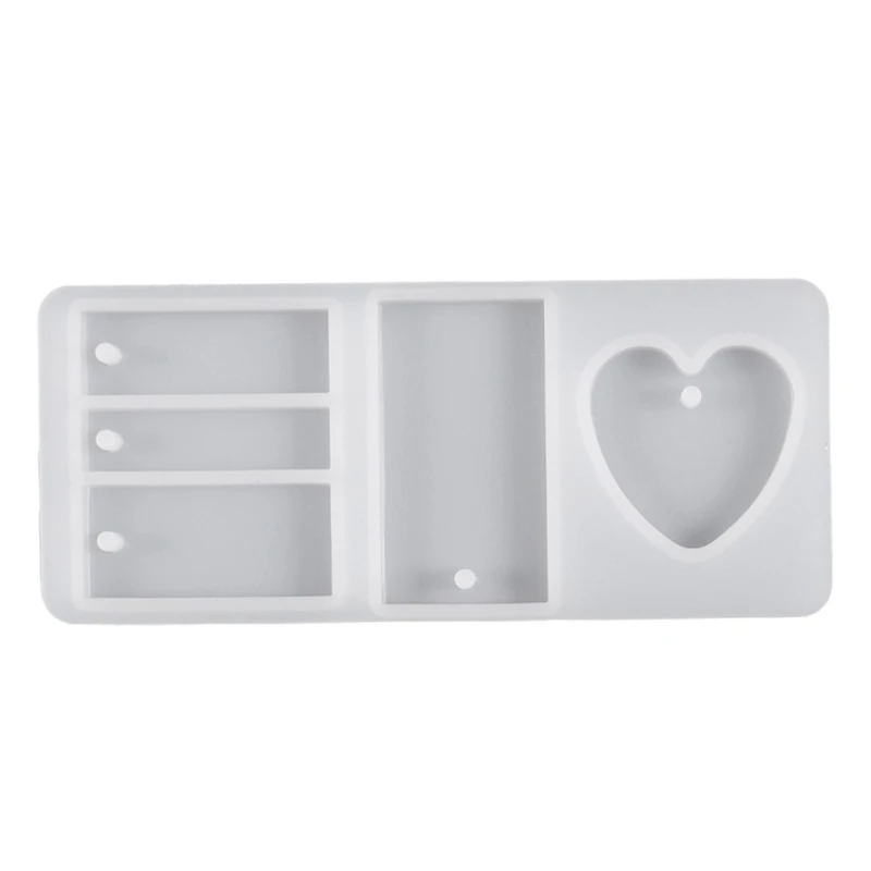 Beautiful Heart and Rectangle Mold Versatile Resin Mold for Decoration Drop Shipping